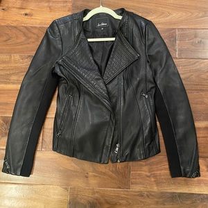 Sam Edelman Black Genuine Leather Jacket